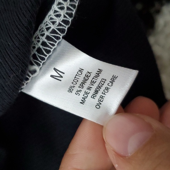 Pacsun PacCares Trusting Black Exposed Seams Ribbed Short Sleeve Crop Top - Picture 8 of 8